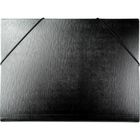 Titanum, teczka A4 z gumką, faktura kory, czarna, 1 szt.