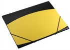 Titanum, teczka A4 z gumką, faktura kory, czarno-żółta, 1 szt.