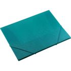 Titanum, teczka A4 z gumką, faktura kory, turkusowa, 1 szt.