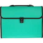 Titanum, teczka A4 z rączką, 12 przegródek, zielona, 1 szt.