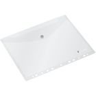 Titanum, teczka kopertowa A4 z europerforacją, biała, 1 szt.