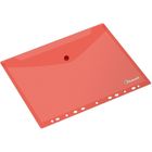 Titanum, teczka kopertowa A4 z europerforacją, czerwona, 1 szt.
