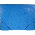 Titanum, teczka z gumką, A4, wzory, niebieska, 1 szt.