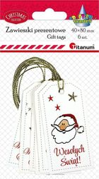 Titanum, zawieszki prezentowe, 4-8 cm, 6 szt.