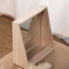 Today, lusterko kosmetyczne w drewnianej oprawie, 32-26 cm