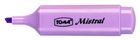 Toma, zakreślacz, pastelowy, fioletowy
