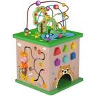 Tooky Toy, drewniana kostka aktywności, sorter