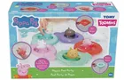 Toomies, Świnka Peppa, zestaw pontoników z figurkami, zabawka do kąpieli