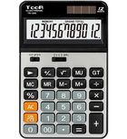 Toor, kalkulator biurowy, czarny, 12 cyfrowy wyświetlacz