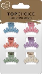 Top Choice, klamerki do włosów, 6 szt.