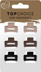 Top Choice, klamerki do włosów, 6 szt.