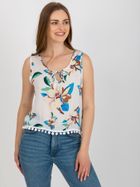 Top damski, biały, Baiyibaishun