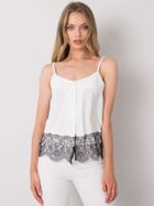 Top damski, biały, Modalinda Fashion