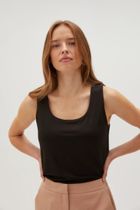 Top damski, czarny, Moodo