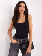 Top damski, czarny, Sublevel