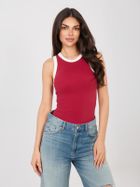 Top damski, czerwony, Sublevel