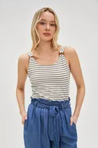 Top damski, khaki, Moodo