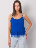 Top damski, niebieski, Modalinda Fashion