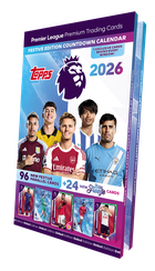Topps, Premier League 2025/26, kalendarz adwentowy z kartami kolekcjonerskimi