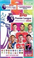 Topps, Premier League 2026, Stickers Starter Pack, album z naklejkami kolekcjonerskimi