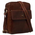 Torba listonoszka, brązowa, skórzana, Peterson