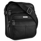 Torba listonoszka, czarna, skórzana, Rovicky