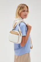 Torebka, beżowa, Moodo