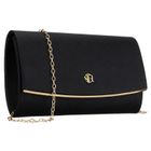 Torebka kopertówka, czarna, skóra ekologiczna, Rovicky