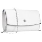 Torebka kopertówka, srebrna, Rovicky