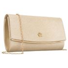 Torebka kopertówka, złota, Rovicky