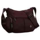 Torebka listonoszka, bordowa, Peterson