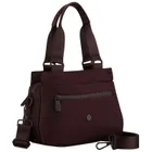 Torebka listonoszka, bordowa, Peterson