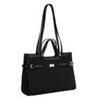 Torebka listonoszka, czarna, Peterson