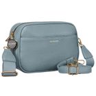 Torebka listonoszka, niebieska, skóra ekologiczna, Peterson