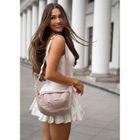 Torebka listonoszka, różowa, Peterson