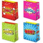 Torebki ozdobne, dymki komiksowe, 10 szt.