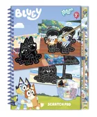 Totum, Bluey, wydrapywanka kolorowanka z naklejkami, zestaw kreatywny