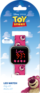 Toy Story, zegarek cyfrowy LED z kalendarzem