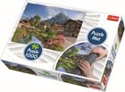 Trefl, Alpy latem, puzzle, 1000 elementów + mata do układania puzzli