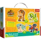 Trefl, Baby Classic, Jurassic World, Urocze dinozaury, moje pierwsze puzzle