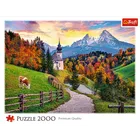 Trefl, Bawarskie Alpy jesienią, puzzle, 2000 elementów