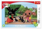 Trefl, Bing, puzzle ramkowe, 15 elementów