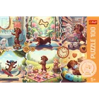 Trefl, Długi dzień jamnika, puzzle, 100 elemenów