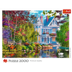 Trefl, Dom nad jeziorem, puzzle, 2000 elementów