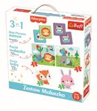 Trefl, Fisher-Price, Zestaw maluszka 3w1, puzzle i memory