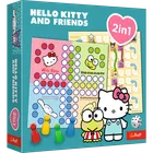 Trefl, Hello Kitty, Chińczyk + Węże i drabiny, gry familijne 2w1