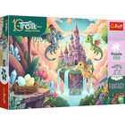Trefl, Inspired By Fantasy, Rodzina Treflików, Rycerz Treflik i smoki, puzzle, 100 elementów