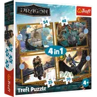 Trefl, Jak wytresować smoka, Smocze dni, puzzle 4w1