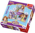 Trefl, Jej Wysokość Zosia i jej przyjaciele, puzzle 3w1, 50 elementów