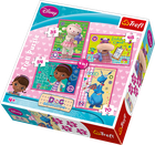 Trefl, Klinika dla pluszaków, puzzle 4w1, 70 elementów